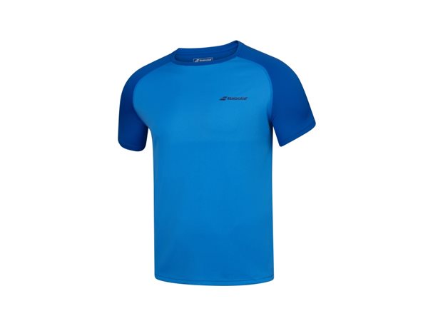 Babolat Play Crew Neck Tee Boy Blue Aster