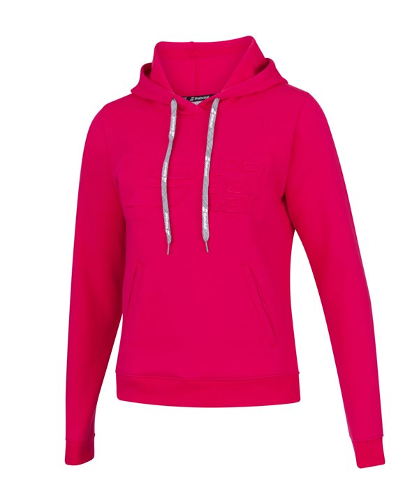 Babolat Exercise Hood Sweat Women Red Rose