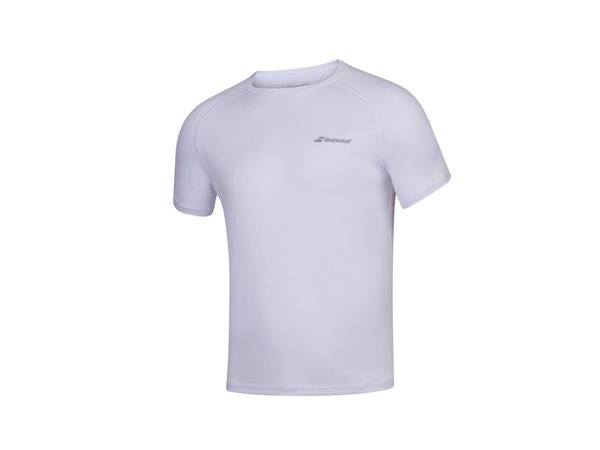 Babolat Play Crew Neck Tee Boy White